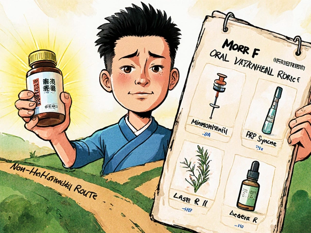 Compare Morr F (Minoxidil, Finasteride) with Alternatives for Hair Loss