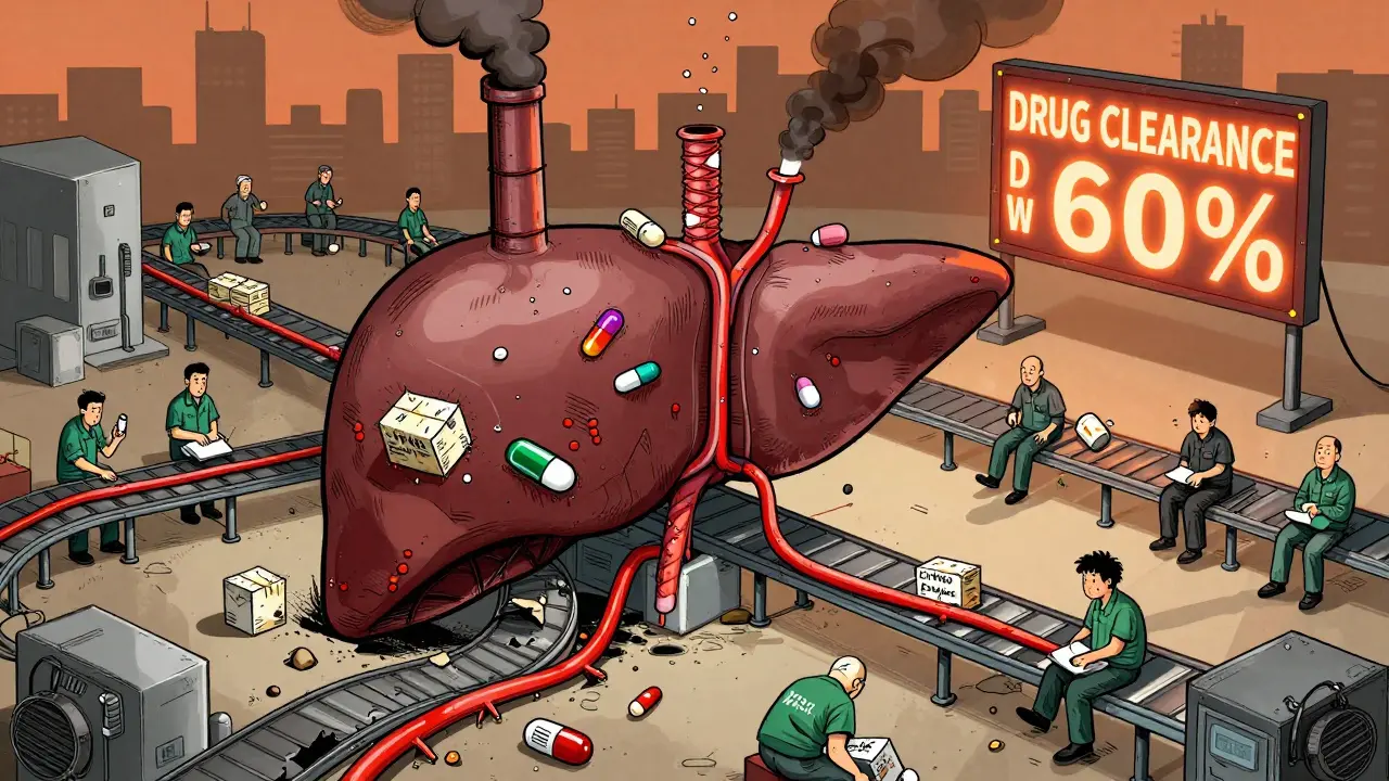 Liver Disease and Drug Metabolism: How Reduced Clearance Affects Medication Safety