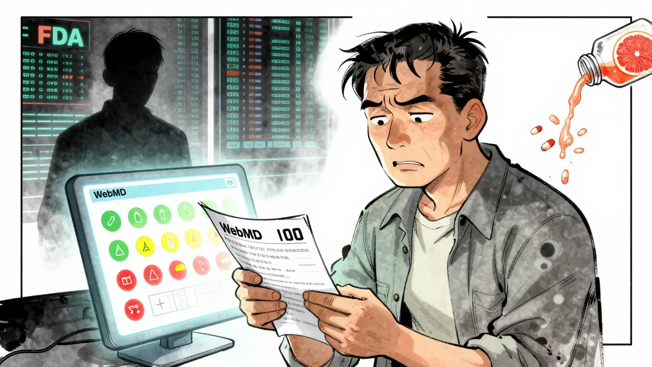 Drug Interactions Databases: Using FDA and WebMD Checkers Safely