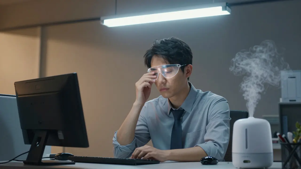 Dry Eye Management from Medications: Lubricants and Humidifiers