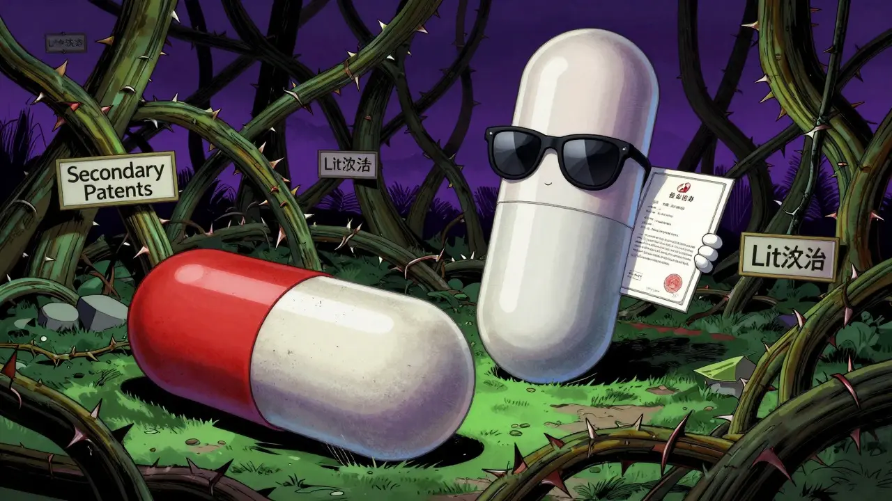 Manhua style: New drug formulation blocking generics with patents